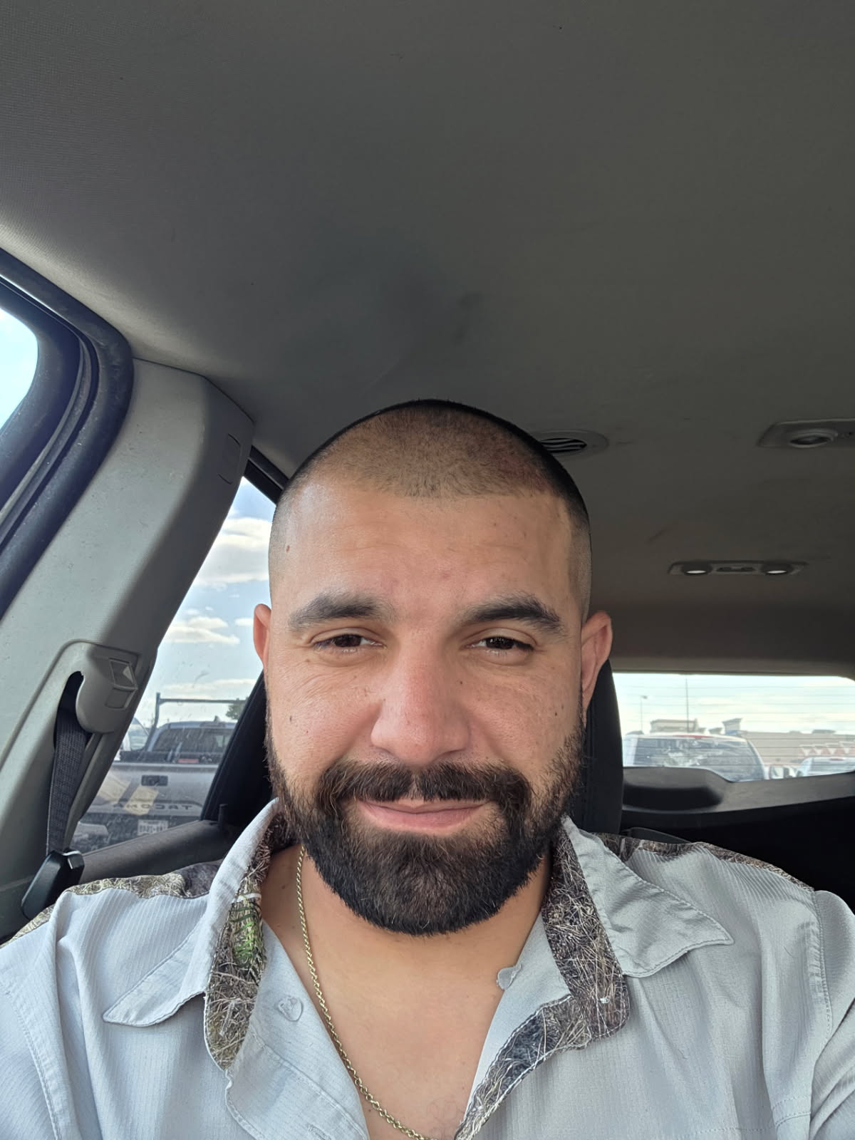Hector Sanchez, owner of Out This World Services, on the job in San Antonio